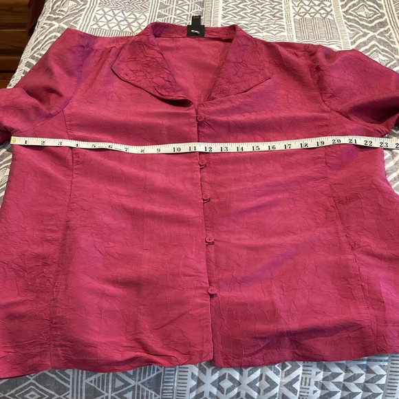 Eileen Fisher silk jacket 🩷 large - Picture 11 of 12